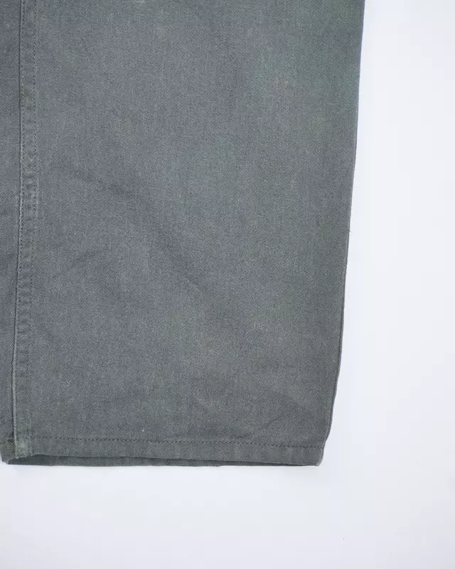 Forest Green Straight Fit Cargo Pants