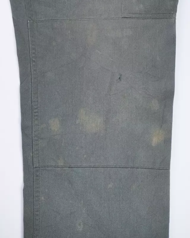 Forest Green Straight Fit Cargo Pants