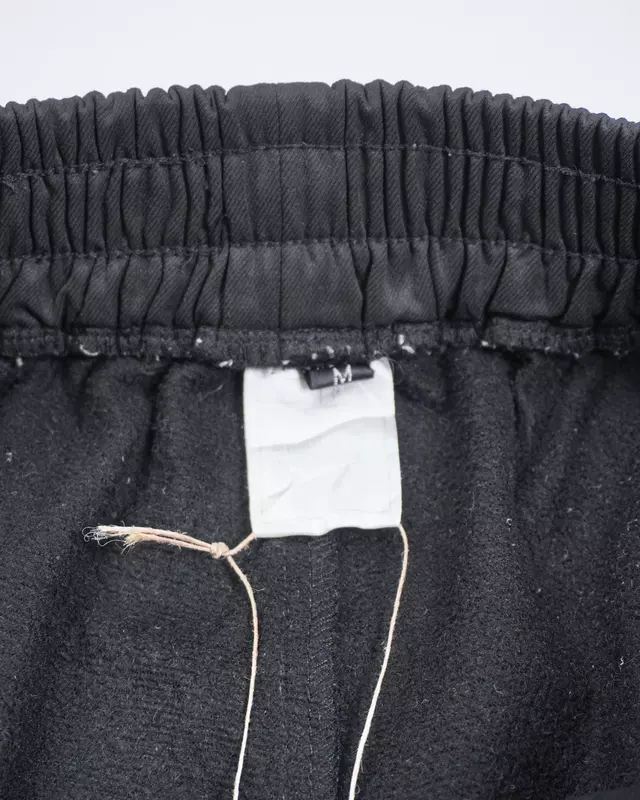 Black Heavy Duty Narrow Track Pants