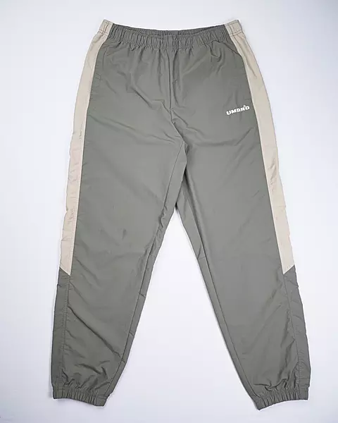 Grey Side-Stripe Lightweight Track Pants