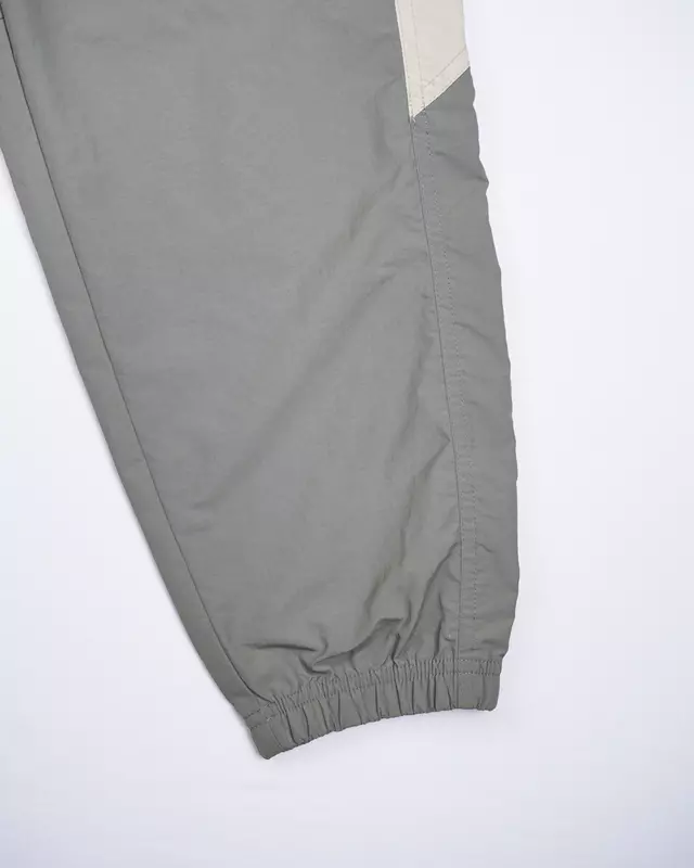 Grey Side-Stripe Lightweight Track Pants