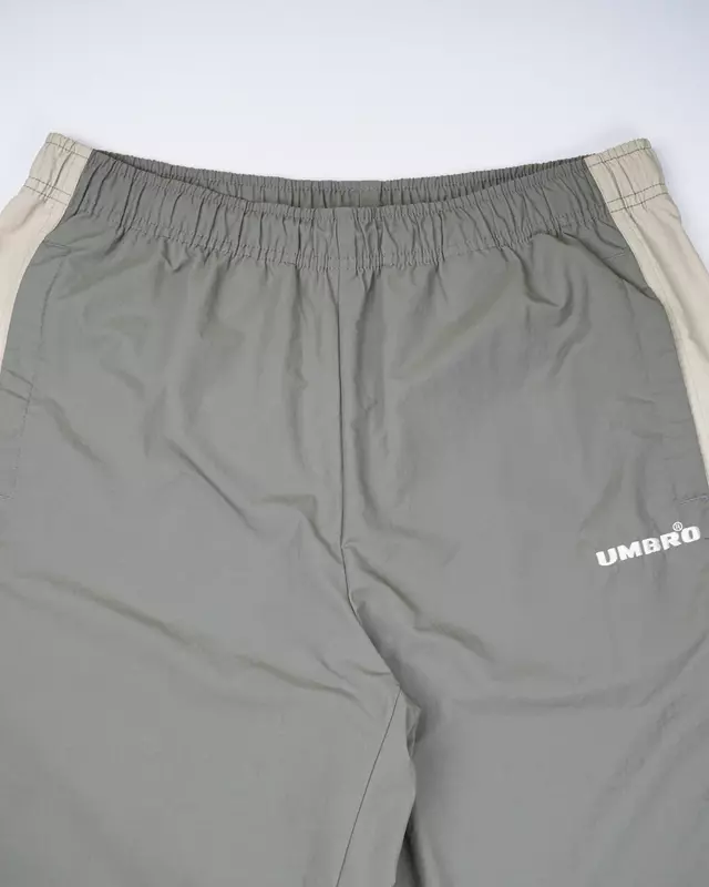 Grey Side-Stripe Lightweight Track Pants