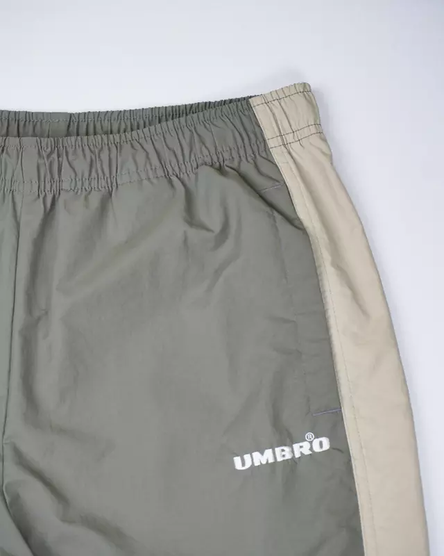 Grey Side-Stripe Lightweight Track Pants