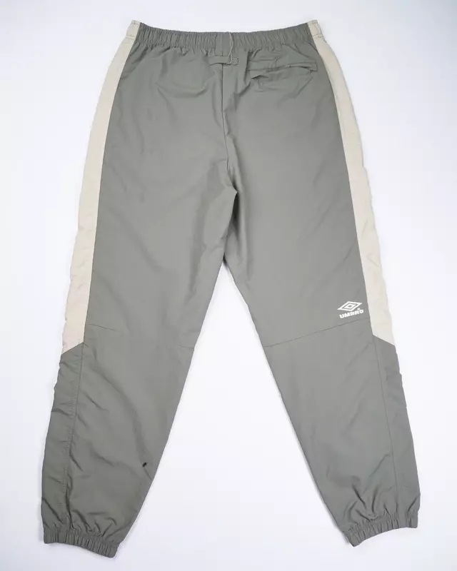 Grey Side-Stripe Lightweight Track Pants