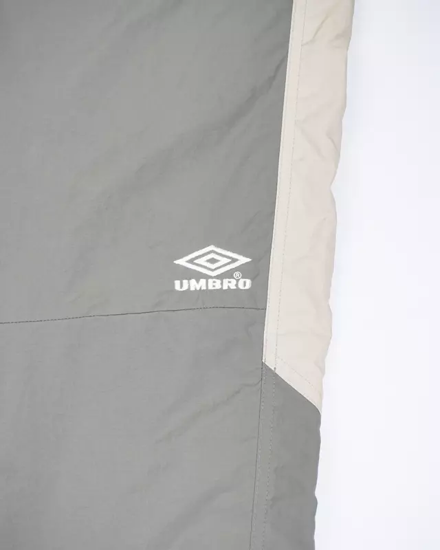 Grey Side-Stripe Lightweight Track Pants