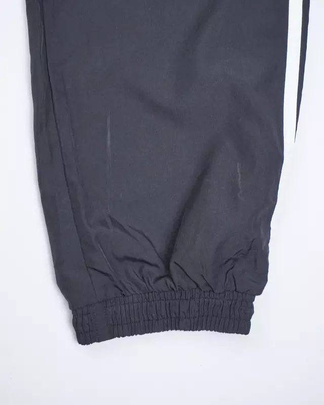 Black Athletic Side-Stripe Track Pants