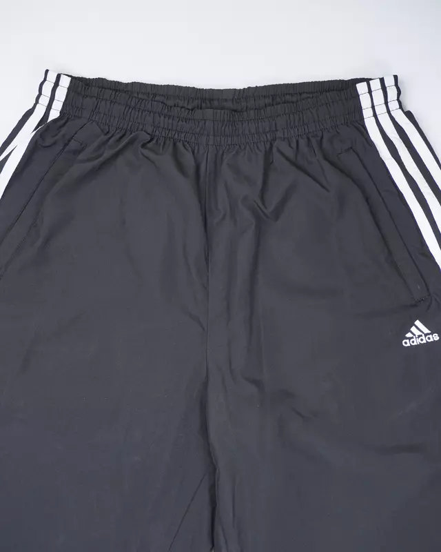 Black Athletic Side-Stripe Track Pants
