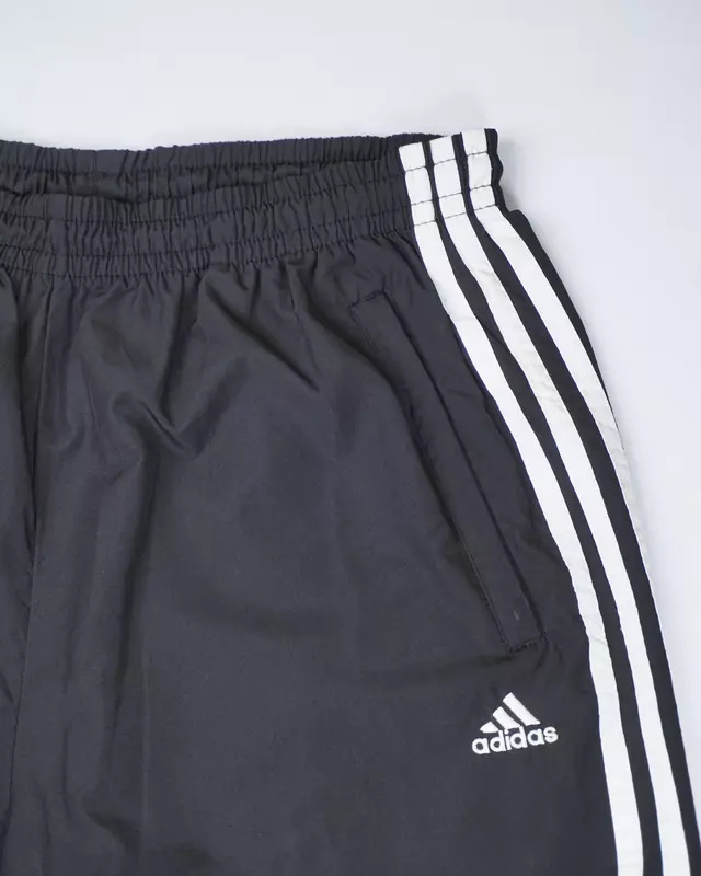 Black Athletic Side-Stripe Track Pants