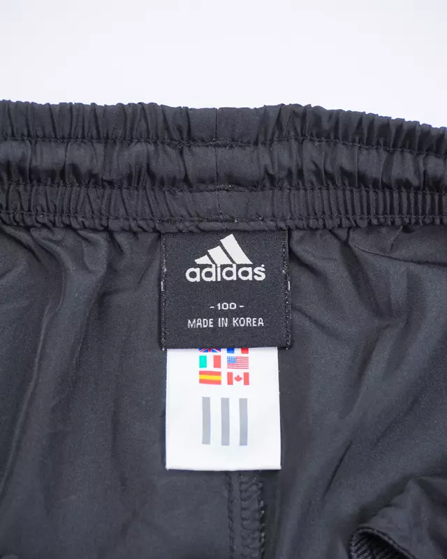 Black Athletic Side-Stripe Track Pants