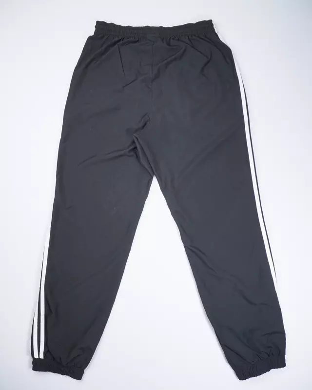 Black Athletic Side-Stripe Track Pants