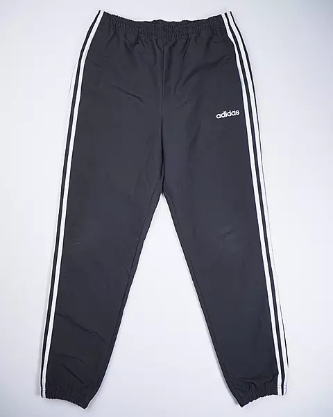 Black Sporty Elastic-Waist Joggers