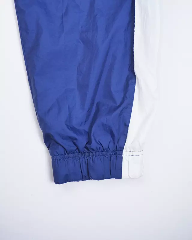 Navy Blue Athletic Loose-Fit Track Pants