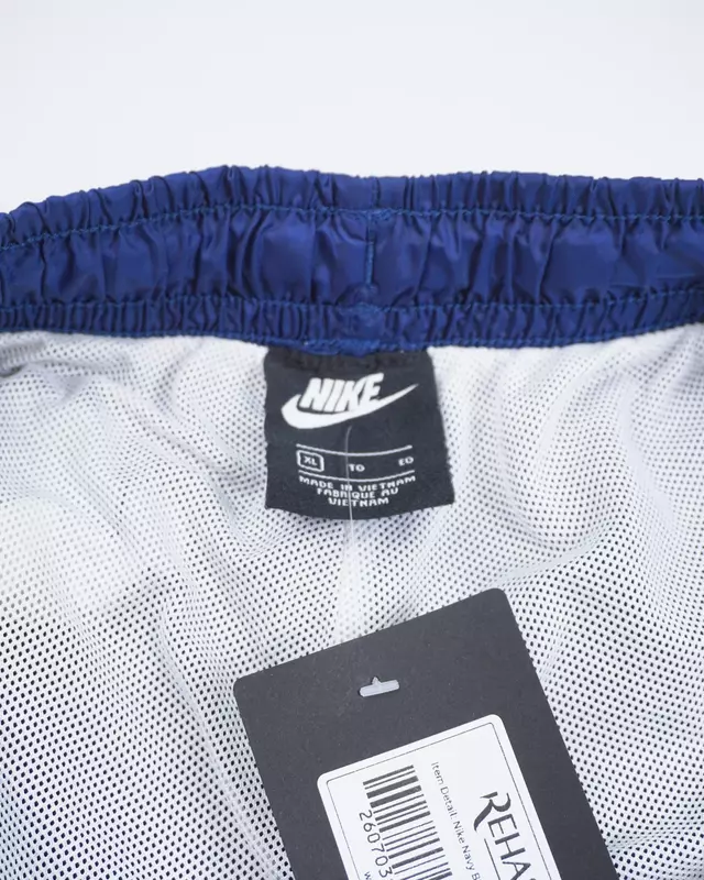 Navy Blue Athletic Loose-Fit Track Pants