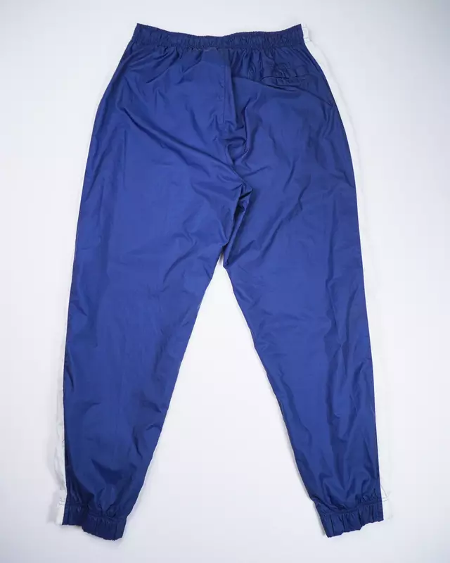 Navy Blue Athletic Loose-Fit Track Pants