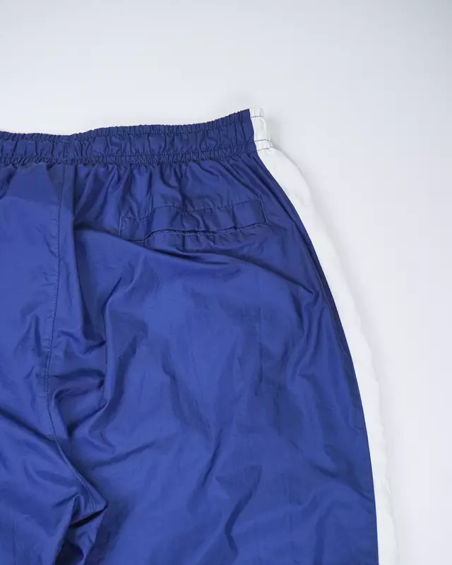 Navy Blue Athletic Loose-Fit Track Pants