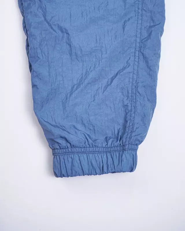 Slate Blue Elastic-Waist Utility Joggers