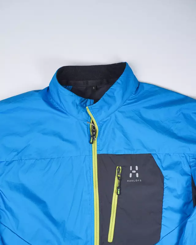Electric Blue Contrast-Pocket Tech Windcheater