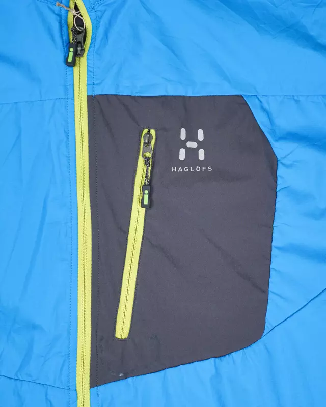 Electric Blue Contrast-Pocket Tech Windcheater