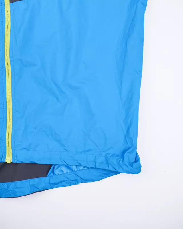Electric Blue Contrast-Pocket Tech Windcheater