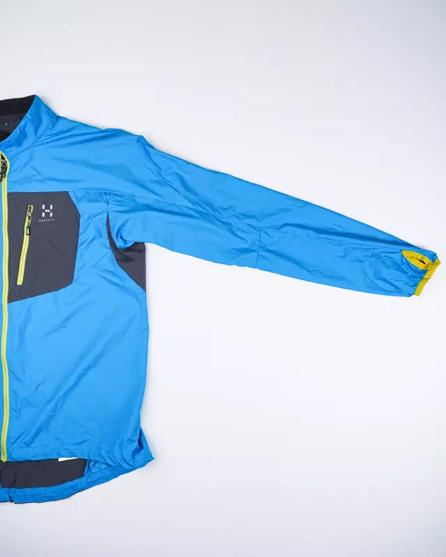 Electric Blue Contrast-Pocket Tech Windcheater