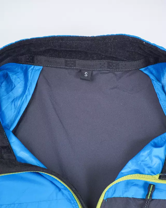 Electric Blue Contrast-Pocket Tech Windcheater