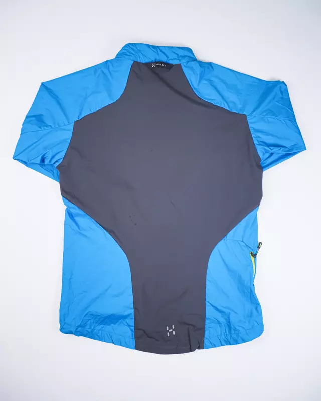 Electric Blue Contrast-Pocket Tech Windcheater