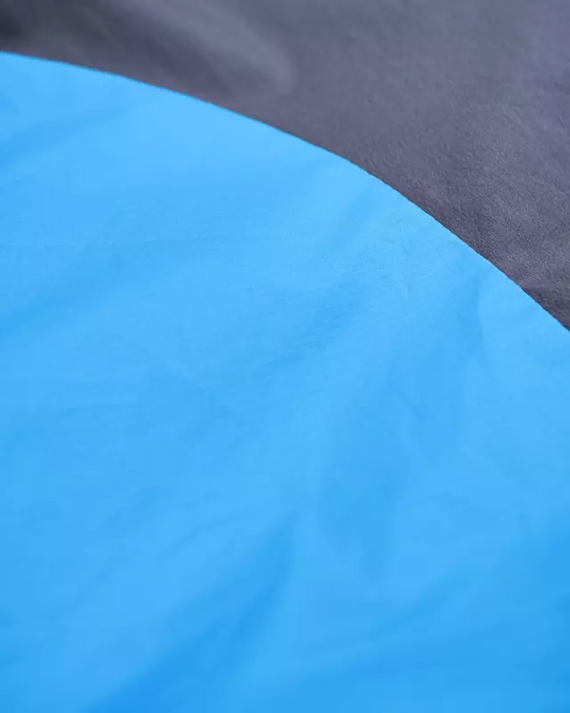 Electric Blue Contrast-Pocket Tech Windcheater