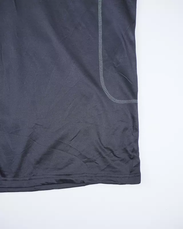Black Corporate-Logo Quarter-Zip Performance Pullover