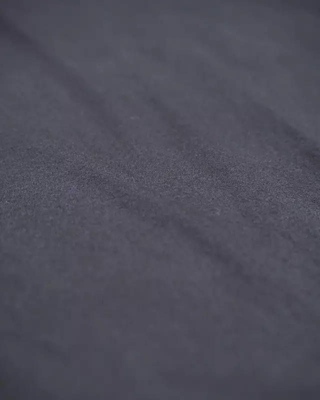 Charcoal Raglan-Stitch Slim-Fit Casual Shirt
