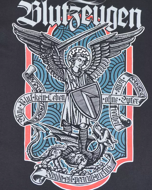 Faded Black Gothic Angel Graphic T-Shirt