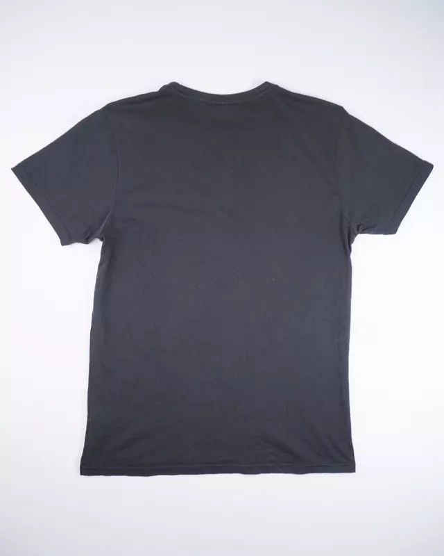 Faded Black Gothic Angel Graphic T-Shirt