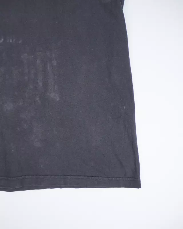 Faded Black Paris Back Dragon-Print T-Shirt