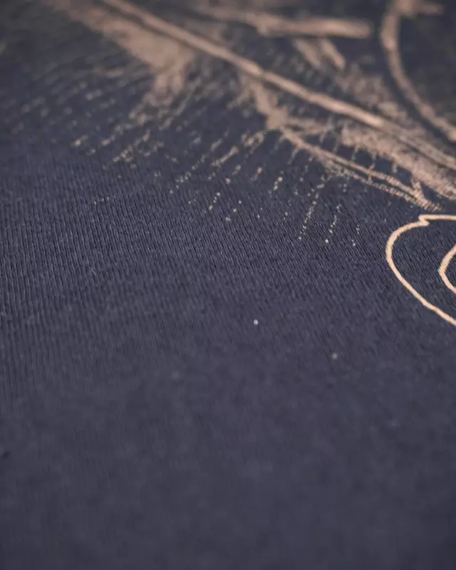 Faded Black Heavy Metal Festival Back-Print T-Shirt