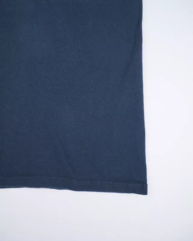 Dark Blue Vintage Mechanic-Style T-Shirt
