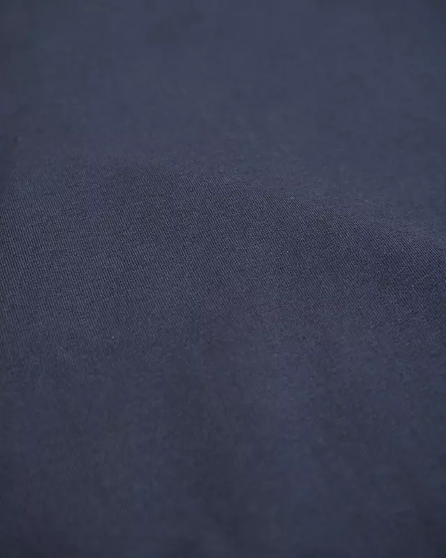 Faded Black Quote-Neck Graphic Back-Patch T-Shirt
