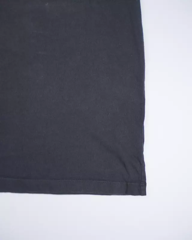 Faded Black Classic Slogan Graphic T-Shirt