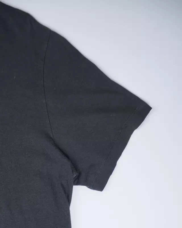 Faded Black Classic Slogan Graphic T-Shirt