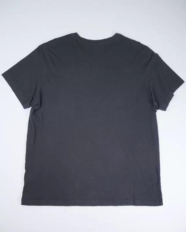 Faded Black Classic Slogan Graphic T-Shirt