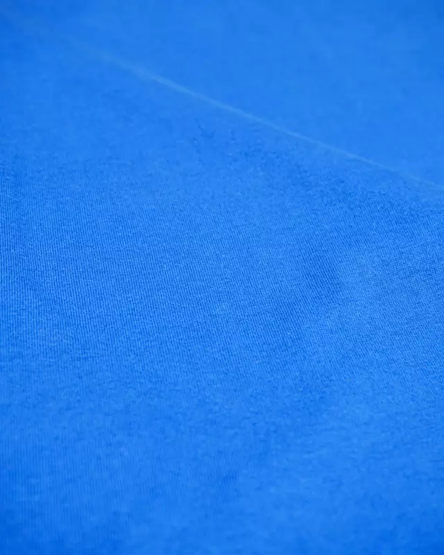 Royal Blue Casual Typographic Core-Logo T-Shirt