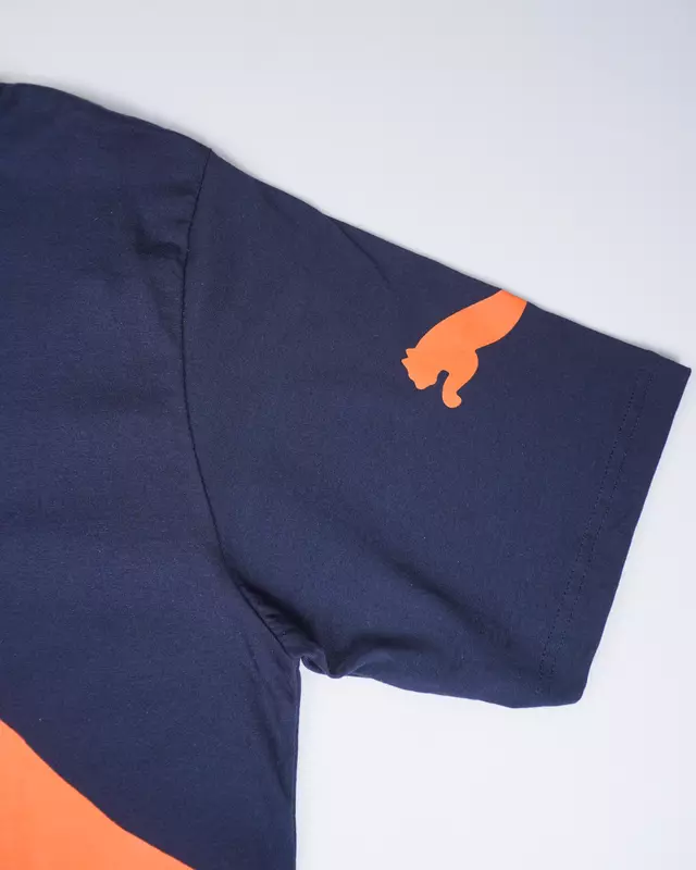 Black Big-Cat Graphic Sportswear T-Shirt