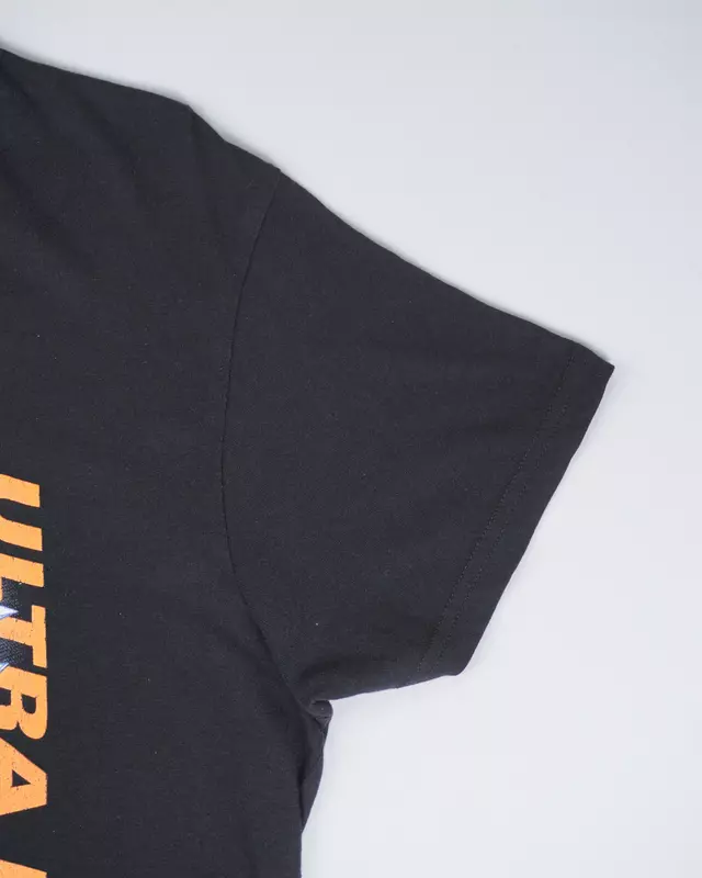 Black Japanese-Text Manga Portrait T-Shirt