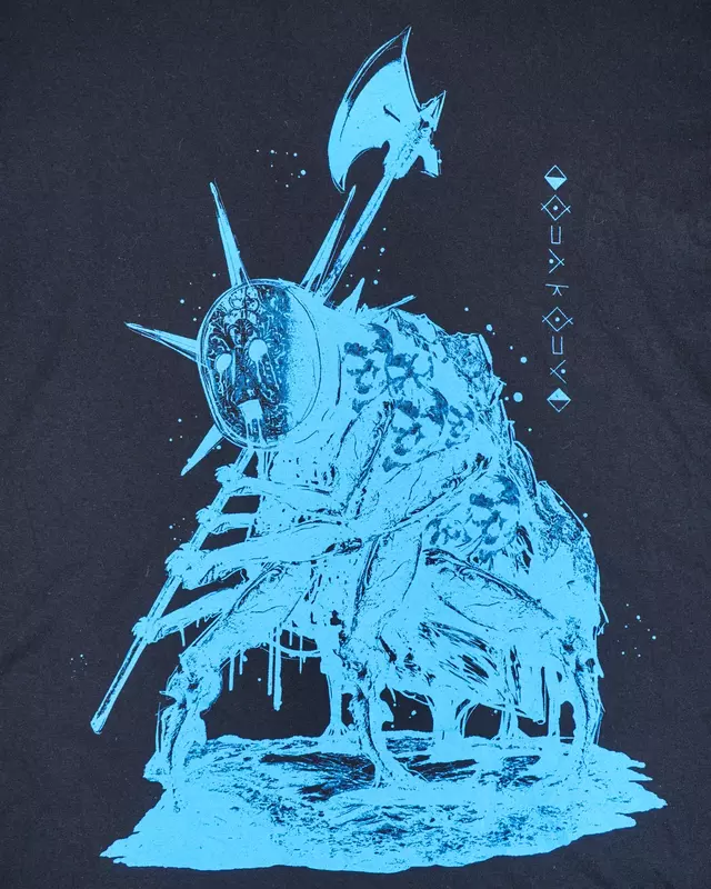 Faded Black Heavy-Graphic Alt-Rock Music T-Shirt