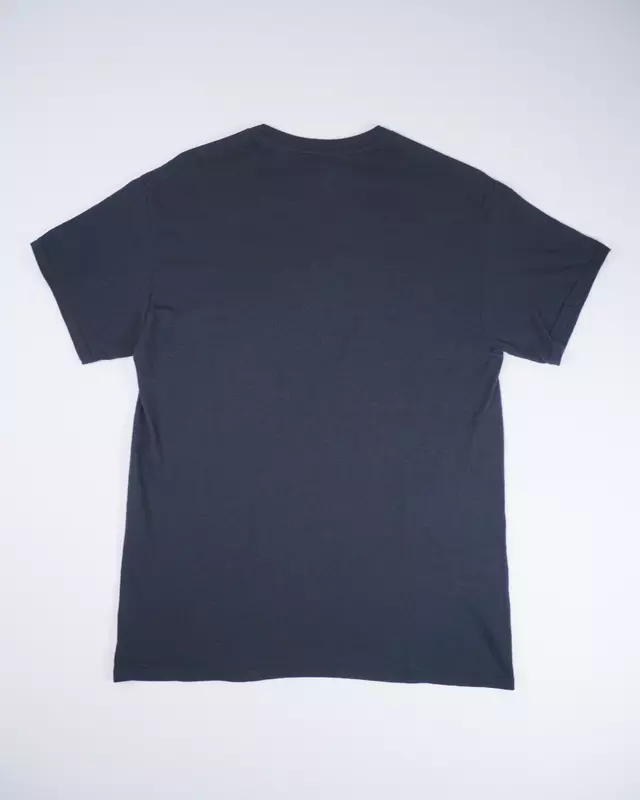 Black Retro Skate-Punk Graphic T-Shirt