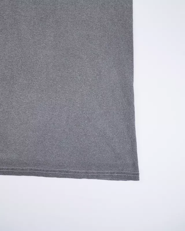 Grey Acid-Wash Kanji Dragon Graphic T-Shirt
