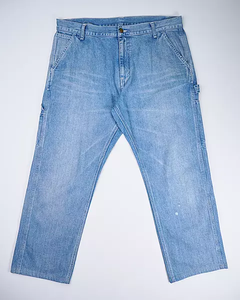 Light Wash Carpenter Loose-Fit Denim Jeans