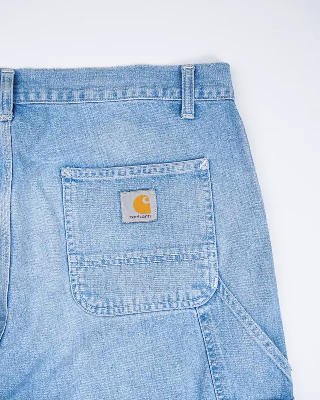 Light Wash Carpenter Loose-Fit Denim Jeans