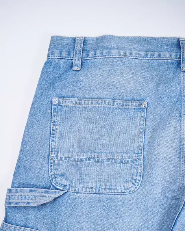 Light Wash Carpenter Loose-Fit Denim Jeans