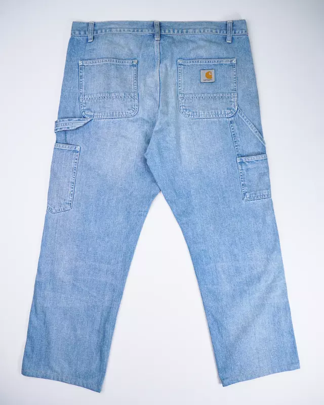 Light Wash Carpenter Loose-Fit Denim Jeans