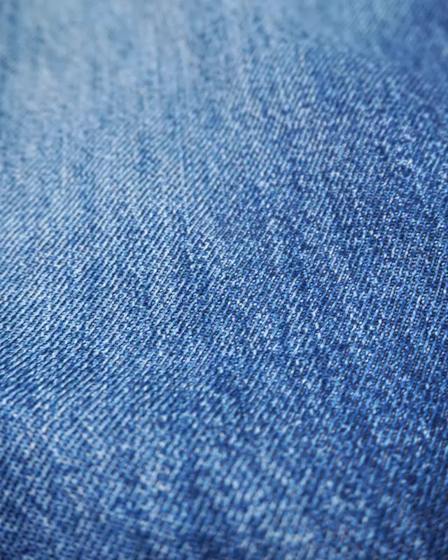 Medium Blue Vintage 501-Style Denim Jeans