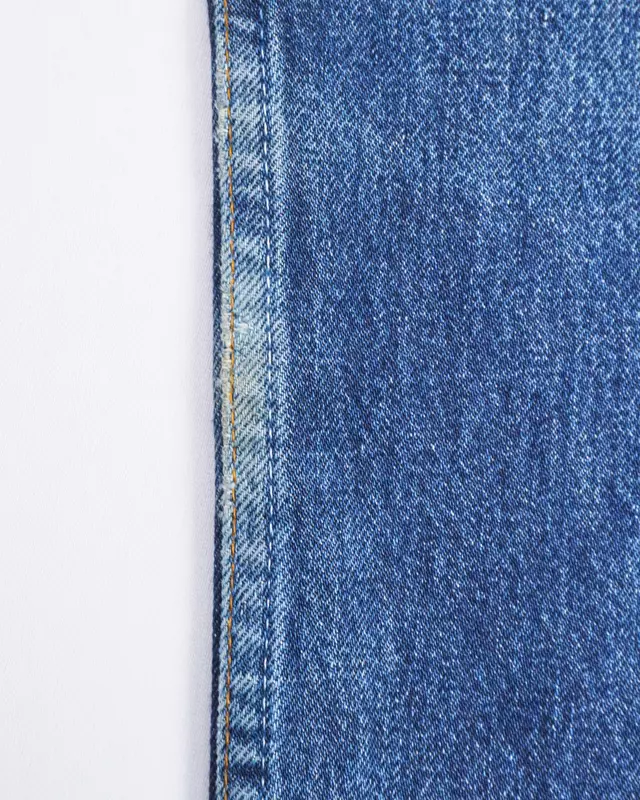 Medium Blue Vintage 501-Style Denim Jeans